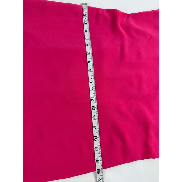 Karl Lagerfeld Paris Size 8 NWT Women's Hot Pink Knee Length Dress Bell Sleeves - Picture 9 of 13
